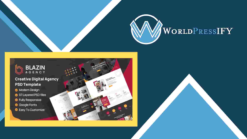 Blazin - Creative Digital Agency Elementor Template Kit - WorldPress IFY