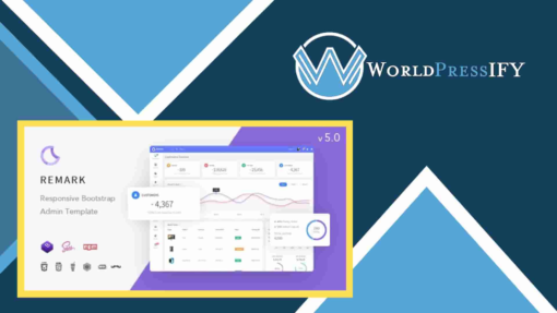 Remark - Responsive Bootstrap 4 Admin Template - WorldPress IFY