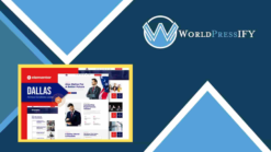 Dallas - Political Candidate Leader Elementor Teamplate Kit - WorldPress IFY