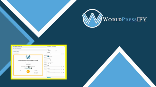 LearnPress Certificates Add-on - WorldPressIFY