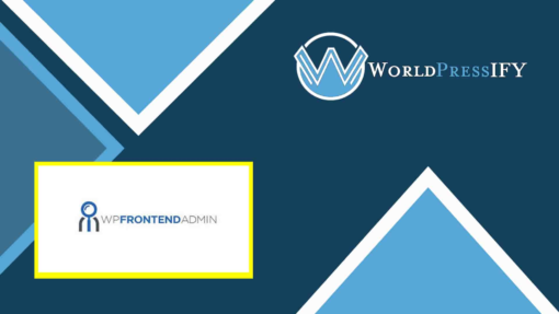 WP Frontend Admin Premium - WorldPressIFY