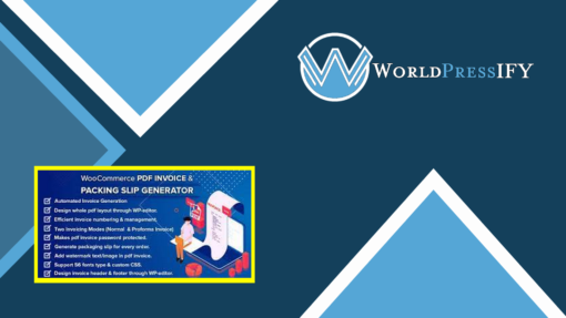 WooCommerce PDF Invoices and Packing Slips Professional - WorldPressIFY