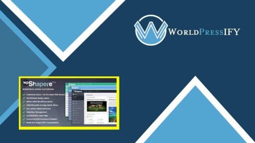 WordPress Admin Theme – WPShapere - WorldPress IFY