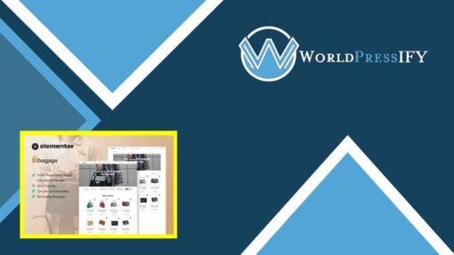 Bagage - Woocommerce Bag Store Elementor Pro Template Kit - WorldPress IFY