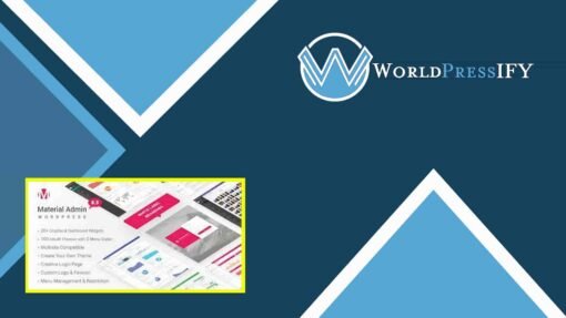 Material - White Label WordPress Admin Theme - WorldPress IFY
