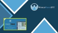Fixed TOC Table of Contents for WordPress - WorldPress IFY