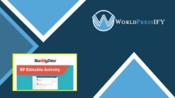 BuddyPress Editable Activity - WorldPress IFY