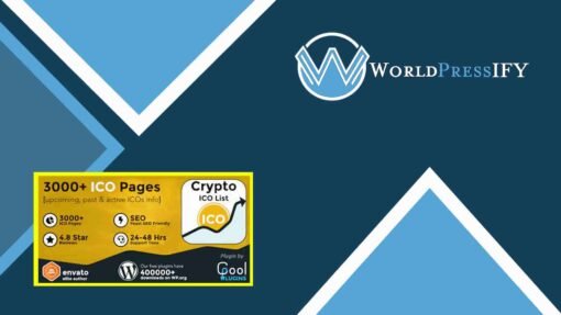 Crypto ICO List Widgets Pro - WordPress ICO Database Plugin - WorldPress IFY