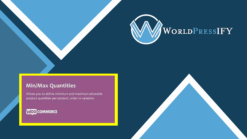 WooCommerce Min/Max Quantities - WorldPressIFY