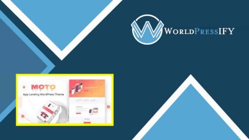 Moto - WordPress Landing Page Theme - WorldPress IFY