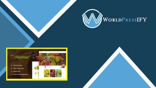 Preston | Fruit Company and Organic Farming WordPress Theme - WorldPress IFY