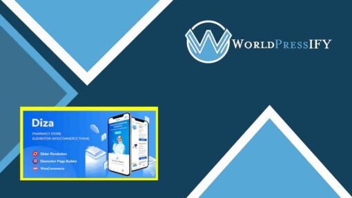 Diza Pharmacy Store Elementor WooCommerce Theme - WorldPress IFY