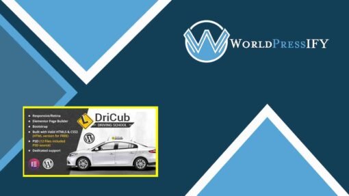 DriCub Driving School WordPress Theme - WorldPress IFY