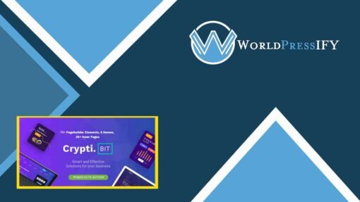 CryptiBIT - Technology, Cryptocurrency, ICO/IEO Landing Page WordPress Theme - WorldPress IFY