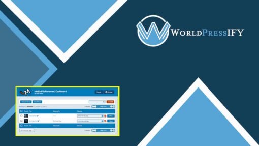 Media File Renamer Pro - WorldPress IFY