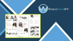 Sajo - Personal Portfolio Elementor Template Kit - WorldPress IFY