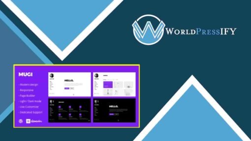 Mugi - Personal Portfolio and Resume WordPress Theme - WorldPress IFY