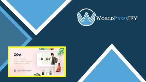 Zoa - Minimalist Elementor WooCommerce Theme - WorldPress IFY