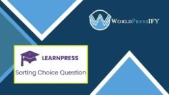 LearnPress – Sorting Choice Question - WorldPress IFY